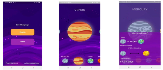 Talking Planets- Astronomy Educational App Development