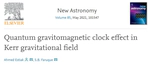 Quantum gravitomagnetic clock effect in Kerr gravitational field